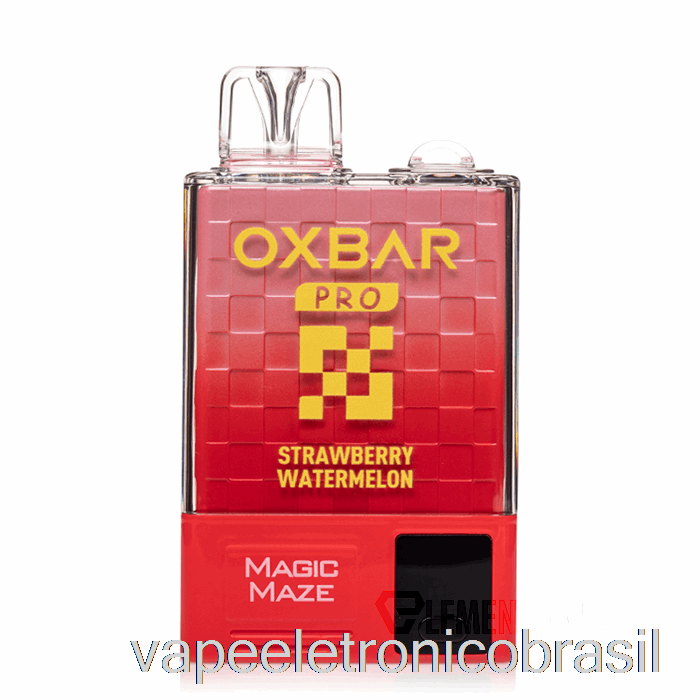 Vape Recarregável Oxbar Magic Maze Pro 10000 Descartável Morango Melancia